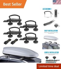 Compact 4pcs U-bolt Mounting Kit For Roof Racks Fits Most Vehicles Compact 4pcs U-bolt Mounting Kit For Roof Racks Fits Most Vehicles