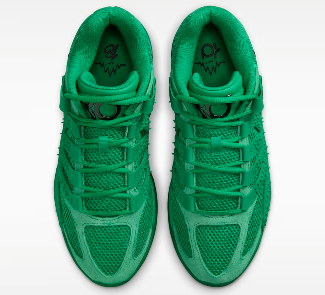 Nike KD18 Warning Label Kevin Durant Basketball Shoes Green Men's