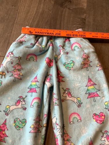 Iscream Youth Girls Pajama Pants Size S Small 6-8 Colorful EUC Pockets Unicorns - Picture 10 of 10