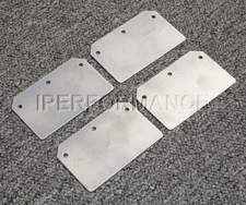 Titanium Brake Pad Shim Heat Shield Set for Aerospace Components 4 Piston
