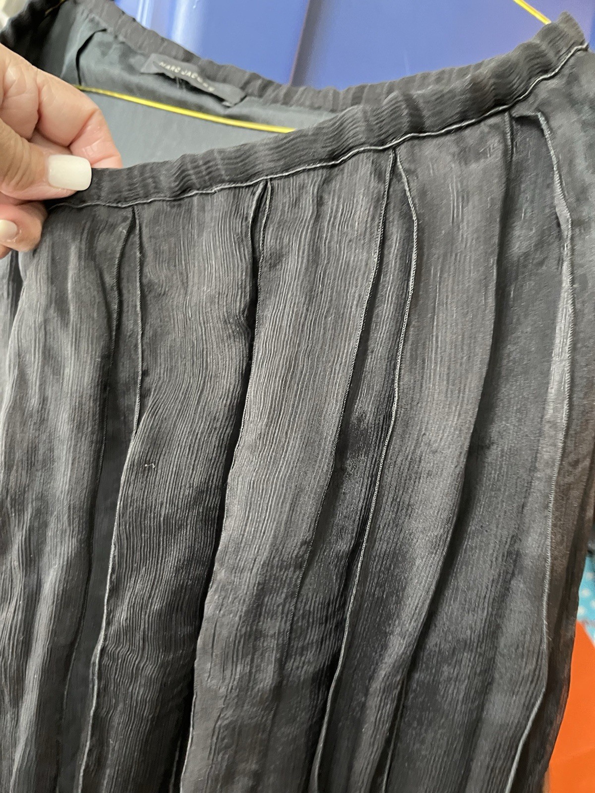 MARC JACOBS GORGEOUS ORGANZA SILK PLEATS SKIRT 4 - image 3