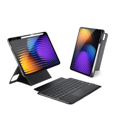 For Xiaomi Pad 8/Pro/7 Stand Leather Cover Magnetic Independent Keyboard Case