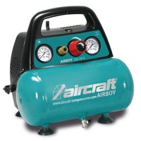 Tragbarer Handwerkerkompressor Aircraft 186 Of E Airboy |Max 8 Bar |6 Liter