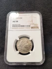 1915 D 25C Barber Quarter NGC AU 58 Beautiful Coin