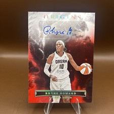 RHYNE HOWARD RED /49 AUTO 2023 PANINI ORIGINS WNBA SIGNATURES AUTOGRAPH 