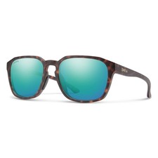 Smith Unisex Contour Lifestyle Sunglasses - Matte Tortoise Frame  ChromaPop Pol