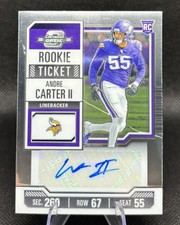 2023 Contenders Optic #143 Andre Carter II Auto Rookie