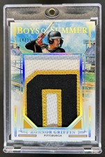 2025 Panini Boys of Summer Konnor Griffin Jumbo Prospect Patch Holo Silver #/25