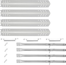 Grill Heat Plate Tents Gas Tubes Replacement for Char-Broil 4 Burner Charbroil