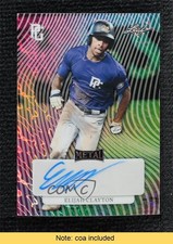 2023 Leaf Perfect Game National Showcase Metal 1/1 Elijah Clayton Auto lz7