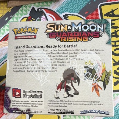pokemon tcg sun & moon guardians rising sealed booster box Guardians Rising Booster Box Pokmon TCG Sun & Moon 36 packs New/Factory  Sealed