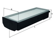 MAHLE Luftfilter LX 2796/1 Filtereinsatz für BMW ALPINA X3 X5 F10 E70 F11 F25 X4