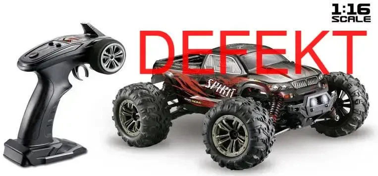 Absima Spirit Schwarz/Rot Brushed 1:16 RC Modellauto Elektro RtR DEFEKTWARE