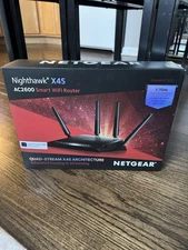 Netgear Nighthawk X4S Black AC2600 Quad-Stream Dual Band Smart Wi-Fi Router