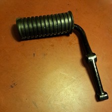 Suzuki GT250 T250 T500 T200 Front LH Footrest & Rubber 43515 10000, 43551 09000