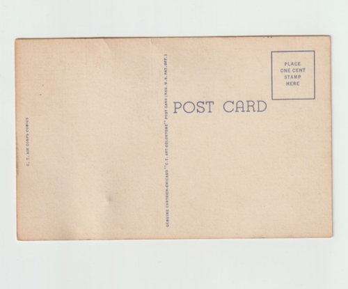 CT Air Corps Comics Postcard Military Keep 'Em Flying AC-15 Unposted - Picture 2 of 2