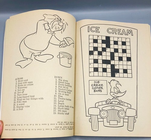 Vintage NEU 1981 Woody Woodpecker Malbuch Aktivitätsbuch Walter Lantz Produktion - Bild 6 von 8