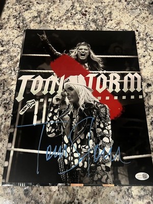 WWE Toni Storm 11x14 Autographed Funhouse Metallic Signed Photo Aew 