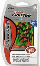 Pride Performance 3-1/4" Striped Golf Tee, 30 Count 3.25, Fruit Mix 