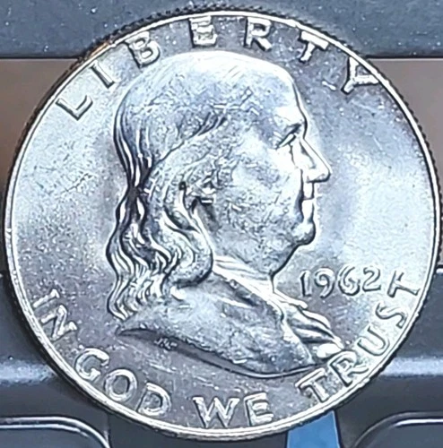 1962-D Benjamin Franklin Half Dollar ■ GEM/BU ■ FBL ■ #4045