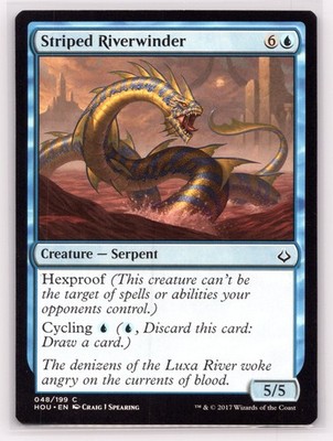 MTG LP-NP Normal Striped Riverwinder 48 C Hour of Devastation