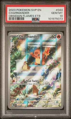 Pokémon Charmander 044 Scarlet & Violet Promo Holo PSA 10 2023