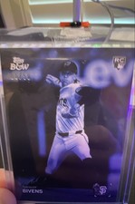 2025 Topps Black & White - Spencer Bivens #067  Blue /50 (RC)
