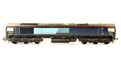 BACHMANN SPUR 00 - 32-976Z - CLASS 66 DIESEL 66418 EX-DRS DE-BRANDED KERNOW