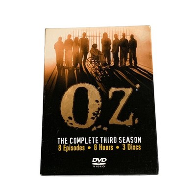 Oz The Complete Third Season DVD 3-Disc Set HBO Prison Drama Series 8 Episodes