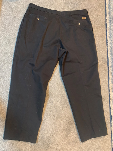DICKIES HERREN HOSE 44 x 30 SCHWARZ ELEGANT MIT FALTEN 4 TASCHEN 100% BAUMWOLLE #W414148 - Bild 9 von 24