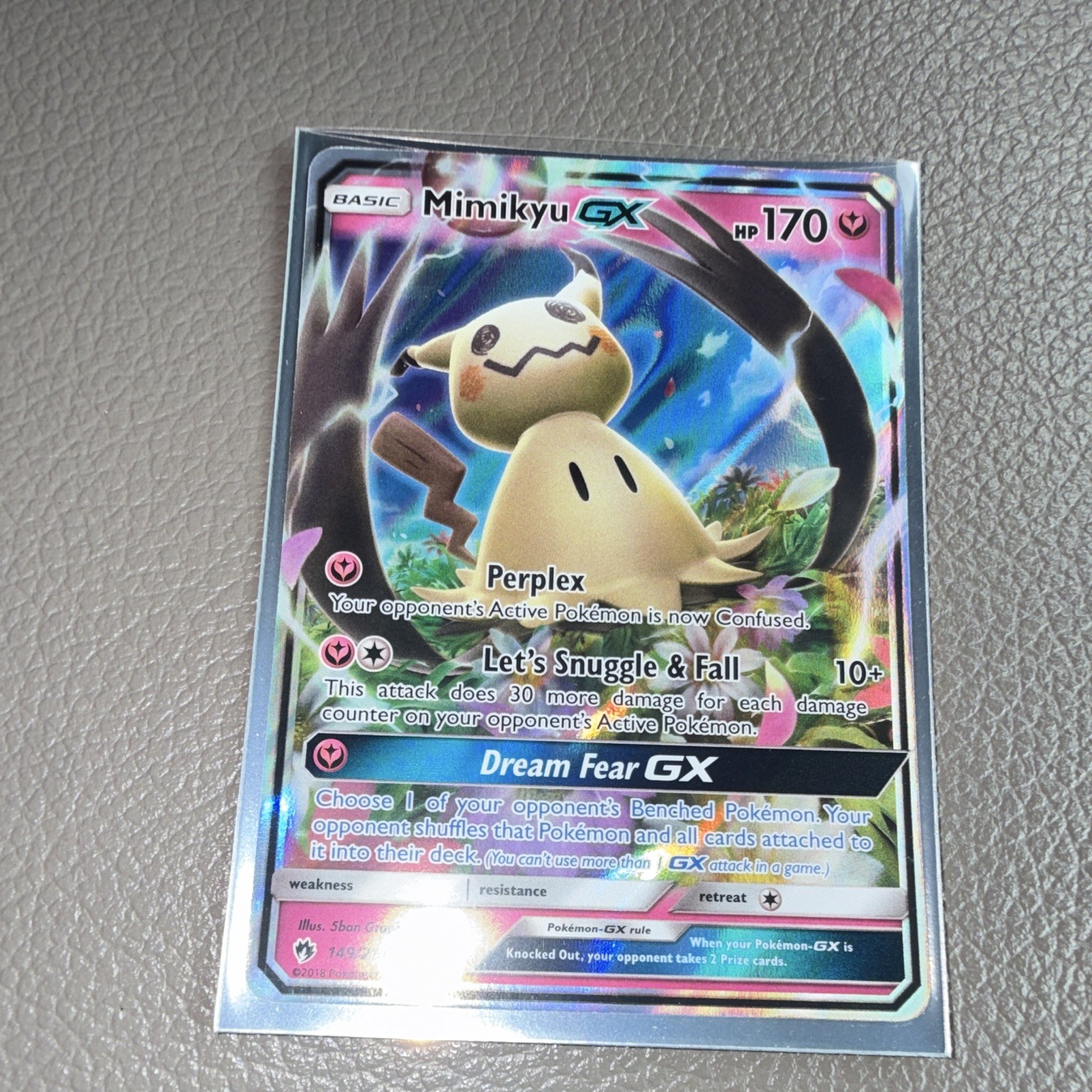 Mimikyu GX 2018 Sun & Moon: Lost Thunder #149/214 Holo Price Guide