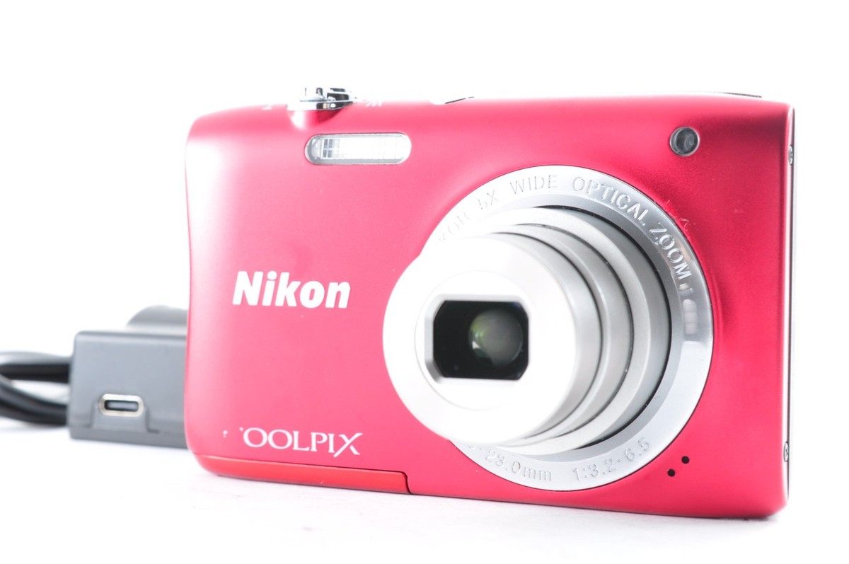 Nikon Coolpix S2900 Red Excellent+5 Compact Digital Camera Z2658