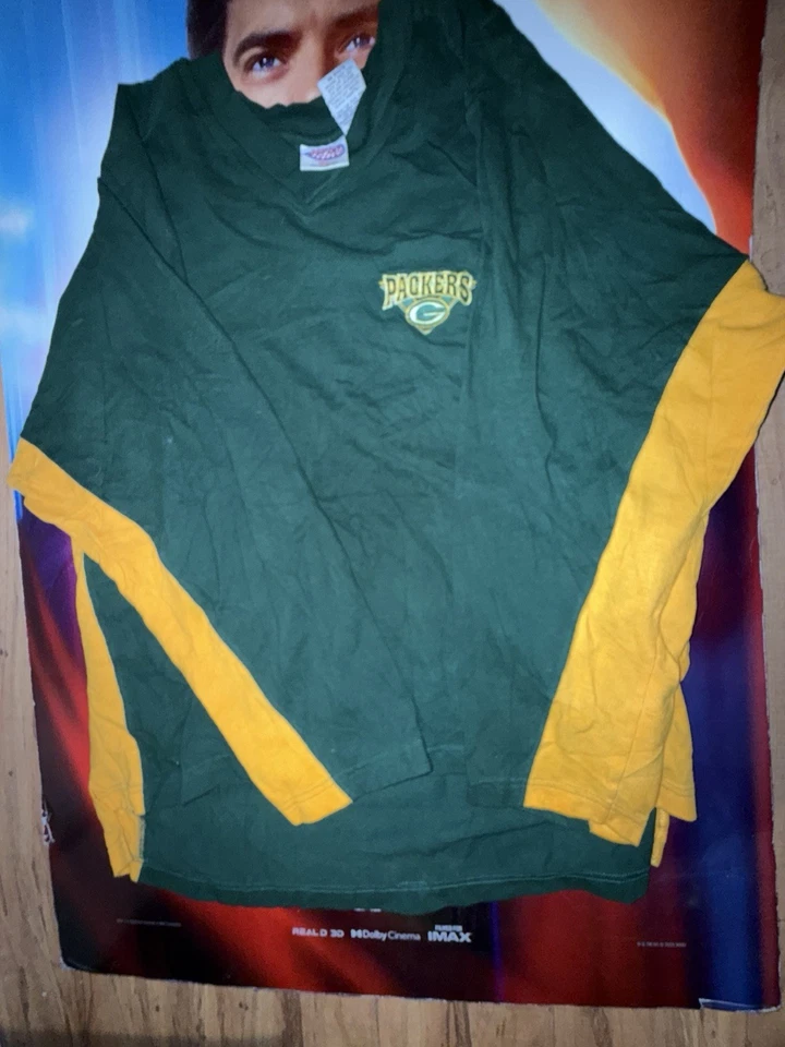 Green Bay Packers 1998 NFL Camiseta Activa + Sudadera Polar NFL Años 80 XL-2XL Foto 3 de 4