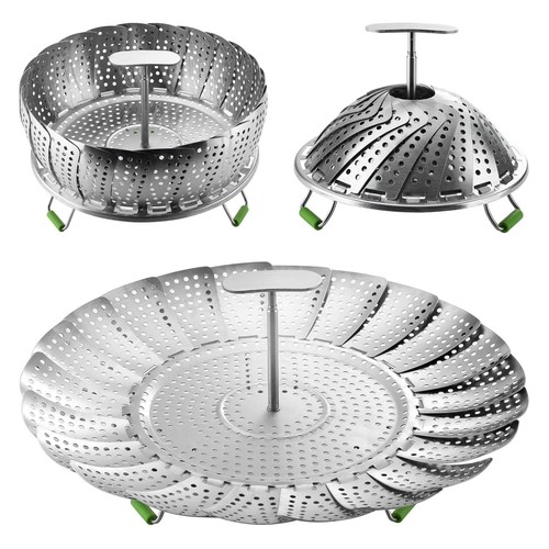 Vegetable Steamer Basket for Pot - Stainless Steel Steaming Basket for Veggie...