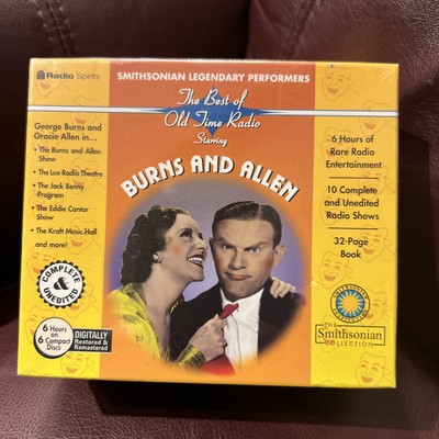 Burns And Allen The Best Of Old Time Radio 6 CDs BOX RARE OOP Sealed New