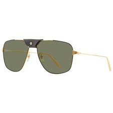 Cartier Santos de Cartier Green Navigator Unisex Sunglasses CT0037S 002 59