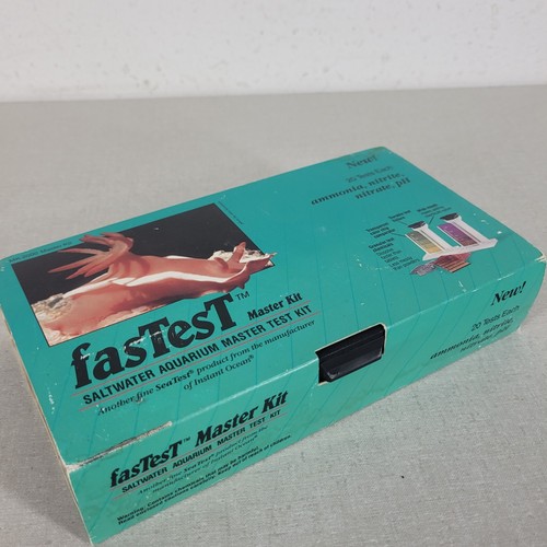 Instant Ocean fasTest MK-2000 Saltwater Aquarium Test Kit Expired Reagents