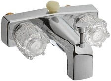 Valterra Phoenix Faucets RV Shower/Tub Diverter Faucet, Dual Knob, Chrome Finish