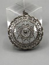 Antiker Filigraner 835 Silber Anhänger Alt Antik Dirndl Trachtenschmuck Schmuck