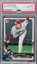 ‼️CHASER‼️2018 Bowman #49 Shohei Ohtani PSA 10 Gem Mint Rookie Card *READ DESC*