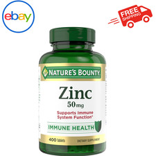 Nature's Bounty Zinc 50mg, 400 Caplets