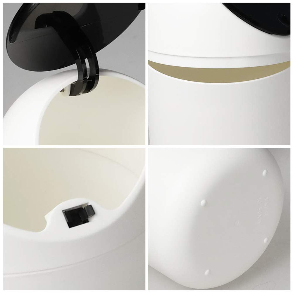Desktop Trash Can Small Plastic Trash Bin With Lids Countertop Trash Can