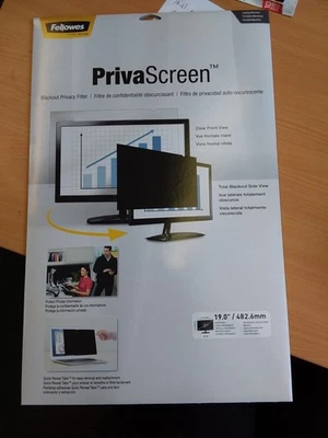 FELLOWES PRIVASCREEN 19.0" BLACKOUT PRIVACY SCREEN - Image 1 of 3