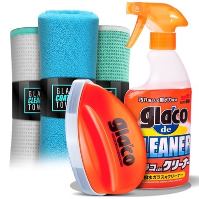 Scheibenversiegelung Auto Glasreiniger Set Soft99 Glaco Set - Glaco Q + Zubehör