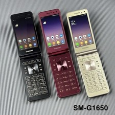 New For Samsung Galaxy Folder2 SM-G1650 Dual SIM Flip Unlocked SmartPhone