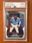 PSA 10 JUNIOR CAMINERO 1st 2023 Bowman Chrome Prospects RAYS Rookie RC GEM MINT
