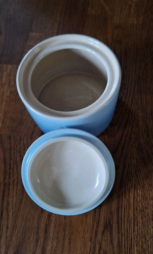 LE CREUSET Sugar Bowl With Lid, 300ml in Costal Blue *RARE* - Picture 3 of 4