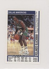 1991-92 Panini Album Stickers Rolando Blackman #50 0b3