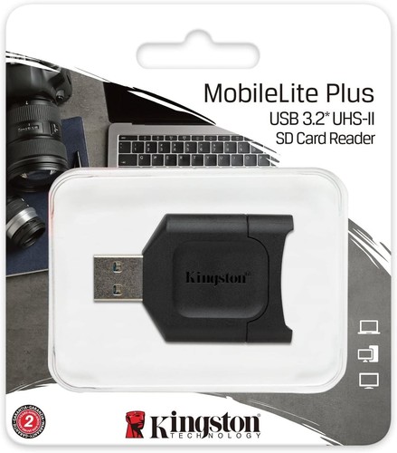 Kingston MobileLite Plus (MLP ) SD Card Reader USB 3.1 SDHC/SDXC UHS-II - Photo 6/10
