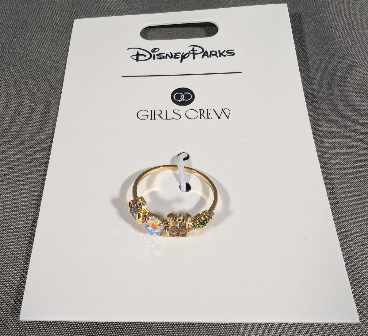 Disney x Girls Crew Walt Disney World Four Parks Icons Ring Size 9 